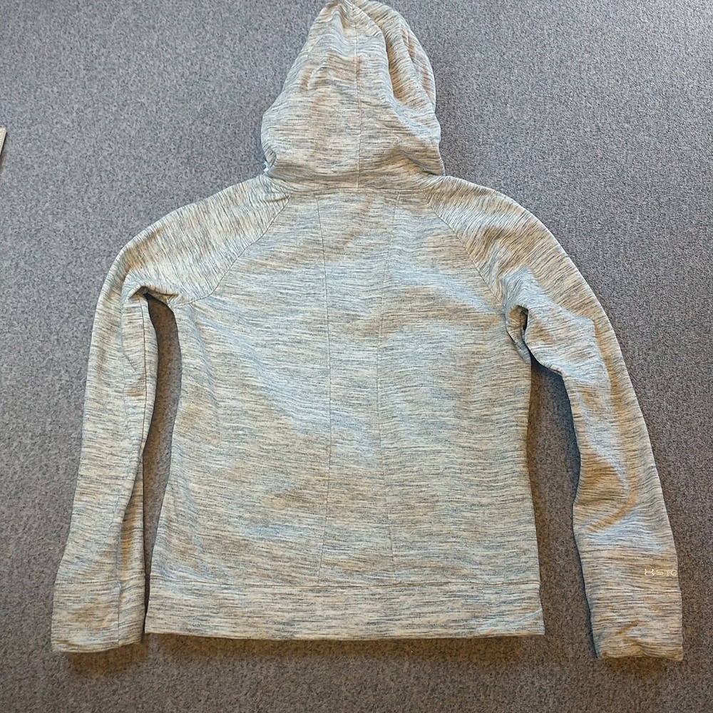 Under Armour Womens ColdGear Storm Hoodie Gray Neon Yellow Semi-Fitted Large - Picture 12 of 16
